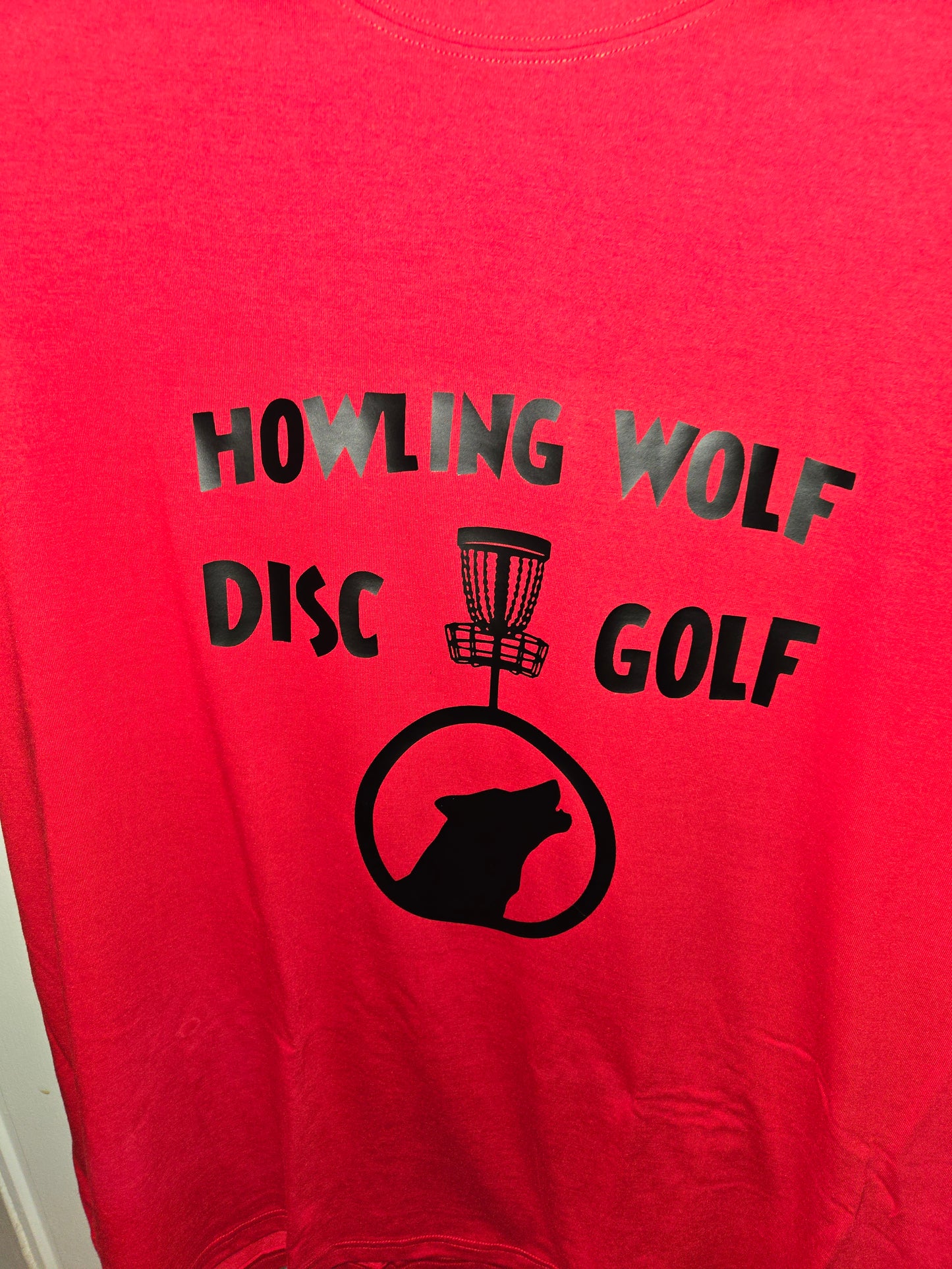 Howling Wolf Disc Golf T-Shirt Run 1