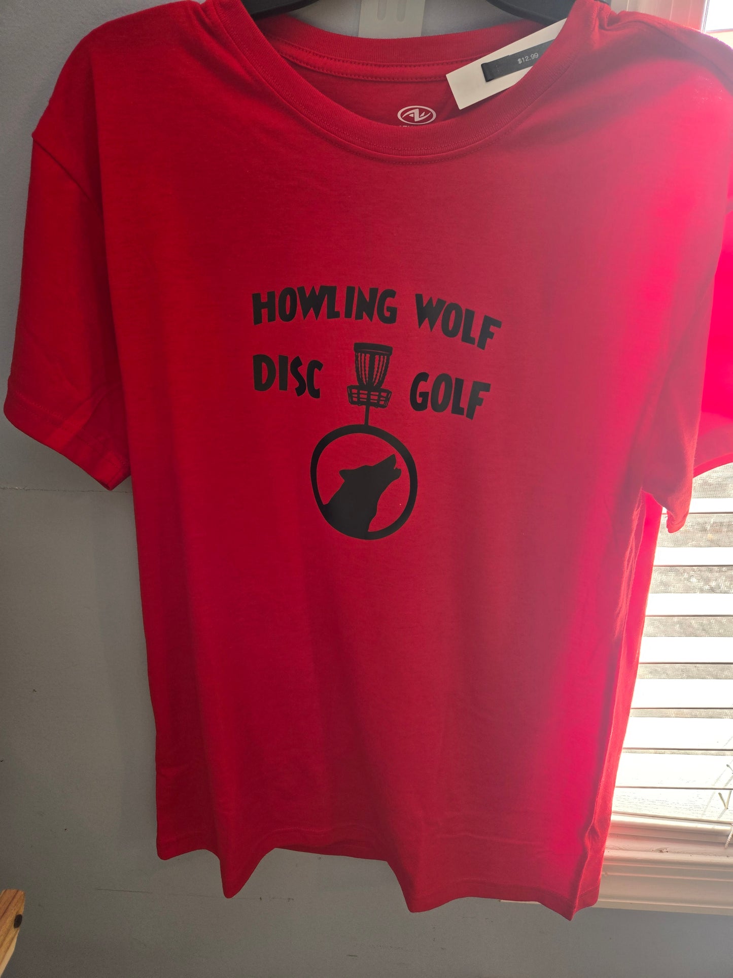 Howling Wolf Disc Golf T-Shirt Run 1