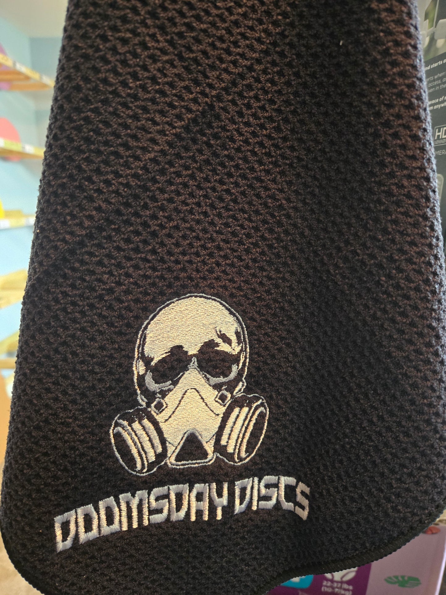 DOOMSDAY DISCS WAFFLE WEAVE TOWEL